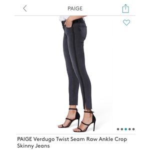 PAIGE vertigo twisted ankle size 26